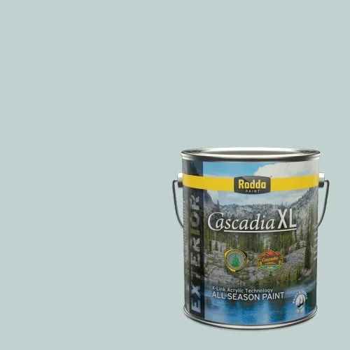 Miniatura 78 de Rodda Paint CASCADIA XL Pintura e imprimación satinada exterior en uno, cuarto de galón, Acapulco Dive