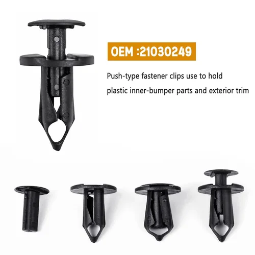 Miniatura 7 de UNIGT 3 en 1 Clips para defensa GM A20991 Compatibles con 11589292 sujetador de parachoques, remache 21030249 panel de guarnición de puerta
