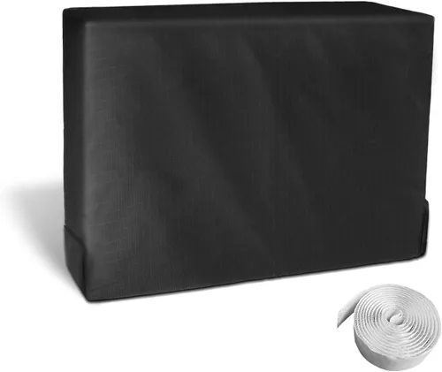 Miniatura 9 de Cubierta impermeable y aislada para aire acondicionado interior para unidad de AC de ventana, 28''An. x 20''Al. x 3.5''Diá. - Beige