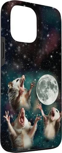 Miniatura 3 de Three Possum Moon 3 Opossum Funny Weird Cursed Meme Case para iPhone 17