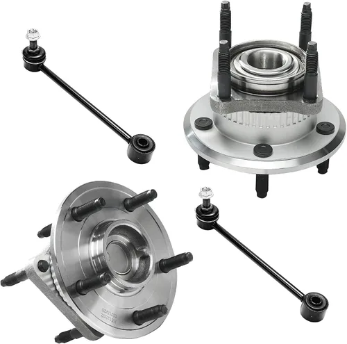 Miniatura 137 de Detroit Axle - Kit de nudillos de dirección delantera izquierda para Ford Edge Lincoln MKX 07-10, cojinete de rueda del lado del conductor, nudillo