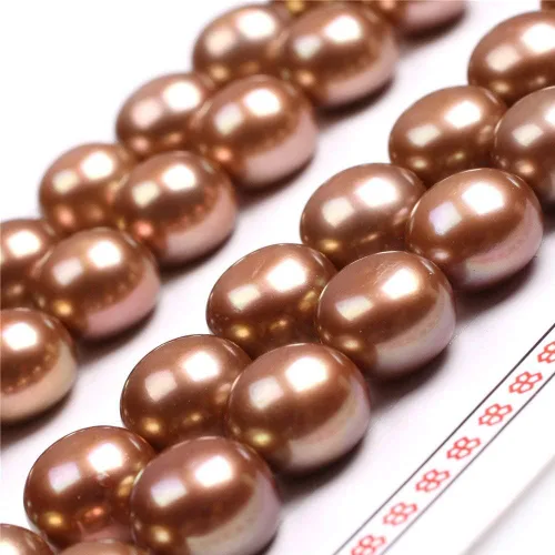 Miniatura 19 de 16 pares de perlas cultivadas de agua dulce de grado AAA para hacer aretes de joyería (negro)