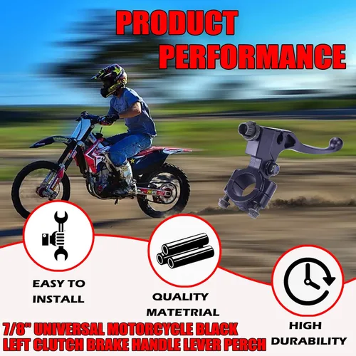 Miniatura 4 de Olym 0.866 in 7/8 "izquierda universal motocicleta embrague palanca palanca percha para CRF XR 80 100 CRF80 XR200 SSR 125cc Coolster Roketa Baja