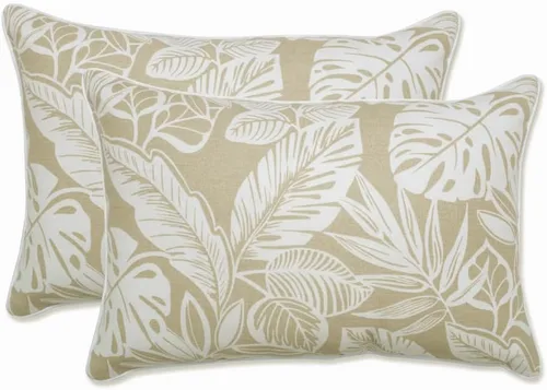 Miniatura 72 de Pillow Perfect Outdoor Cojín rectangular de piedra Setra para interiores (juego de 2) 18.5 X 11.5 X 5