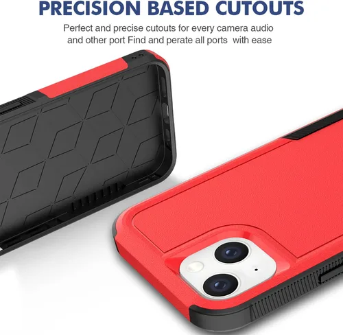 Miniatura 5 de MDCN Funda resistente para teléfono: protección de doble capa, a prueba de golpes, resistente con protector de pantalla, prueba de caídas de grado