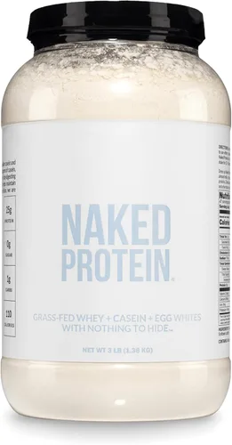 Miniatura 7 de NAKED Mezcla de proteínas en polvo - Mezcla de proteínas de huevo, suero de leche y caseína