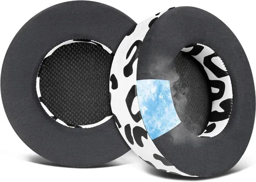 Miniatura 12 de SOULWIT Almohadillas de enfriamiento para auriculares Corsair Virtuoso, almohadillas con espuma de aislamiento de ruido de alta densidad, grosor