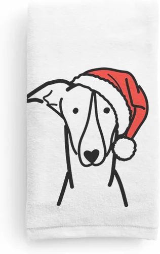 Miniatura 11 de Inkopious Santa Hat Airedale Terrier - Toalla de mano decorativa - Decoración navideña para el hogar