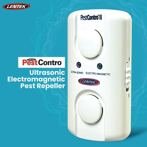 Miniatura 6 de PestContro Repelente electromagnético ultrasónico de plagas, control de insectos y roedores no letales, diseño de altavoz doble, tecnología