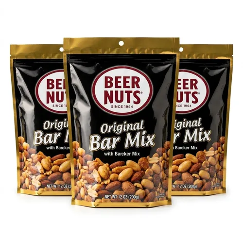 Miniatura 15 de BEER NUTS Original Bar Mix - Pretzels, Cheese Stix, Sesame Stix, Insane Grain - Bolsa resellable de 20 onzas (paquete de 2)