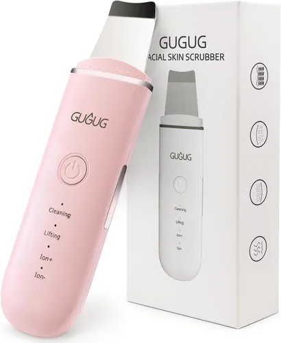 GUGUG Skin Scrubber - Espátula para la piel, removedor de puntos negros, limpiador de poros con 4 modos, herramientas para el cuidado de la piel,