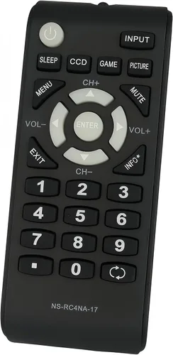 Mando a distancia de repuesto compatible con Insignia TV NS-48D510NA17 NS-32D311NA17 NS-24D510MX17 NS-32D310NA17 NS-40D510MX17 NS-24D510MX17
