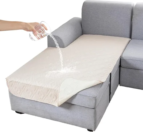Miniatura 43 de Genina Juego de 2 Fundas de Reposabrazos para Sofá 100% Impermeables, Fundas para Reposabrazos de Sofá, Sillón, Protectores Antideslizantes