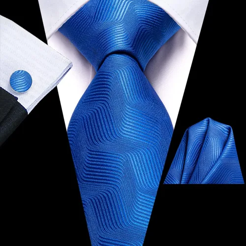 Miniatura 99 de Dubulle Corbata tejida de cachemira para hombre y gemelos de pañuelo para hombre, conjunto de gemelos para boda formal y negocios
