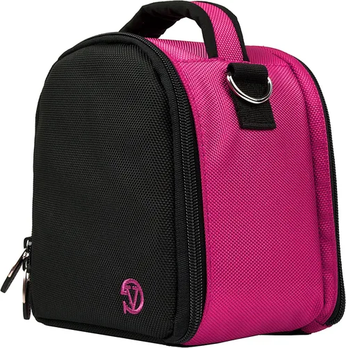 Miniatura 2 de Vangoddy – Laurel Bolsa para Nikon Coolpix P990/P610/P900/P530/P600/P7800/P520/P510/P500/P100/P90/P80 Digital SLR Cámaras (Rosa)