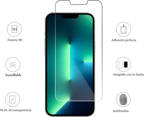 Miniatura 2 de Ailun Protector de pantalla para iPhone 14 Plus/iPhone 13 Pro Max [pantalla de 6.7 pulgadas], 3 unidades de vidrio templado compatible con fundas