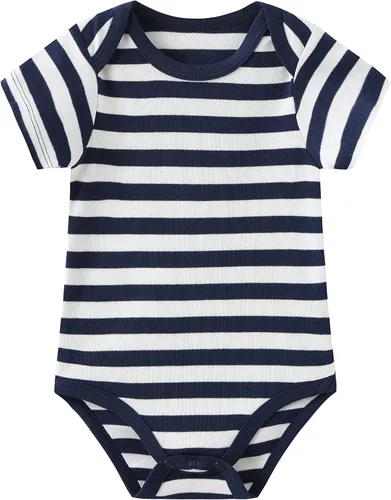 Miniatura 35 de Conjunto de canastilla para bebé, 9 piezas, conjunto de mamelucos y pantalones, conjunto de regalo unisex para bebé