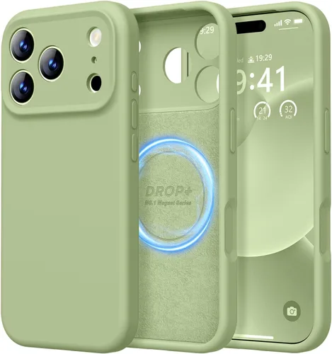 Miniatura 77 de LOVE 3000 Compatible con Funda para iPhone 15, [Cámara de Cobertura Completa de Silicona Suave] [Protección contra Caídas de 8 pies], Forro de Negro