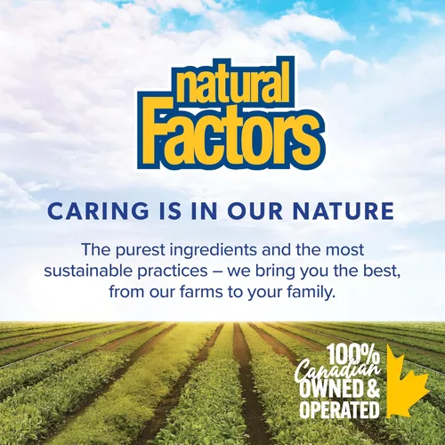 Miniatura 8 de Natural Factors PEA400 - Palmitoiletanolamida pura para alivio, apoya el sistema nervioso y las molestias ocasionales, sin OMG, 90 cápsulas