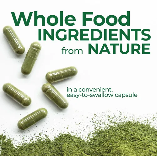Miniatura 6 de COUNTRY FARMS Super Greens Vegicaps, 32 súper alimentos, suplemento de alimentos integrales, verduras, frutas, vegetales, hongos y probióticos, rico