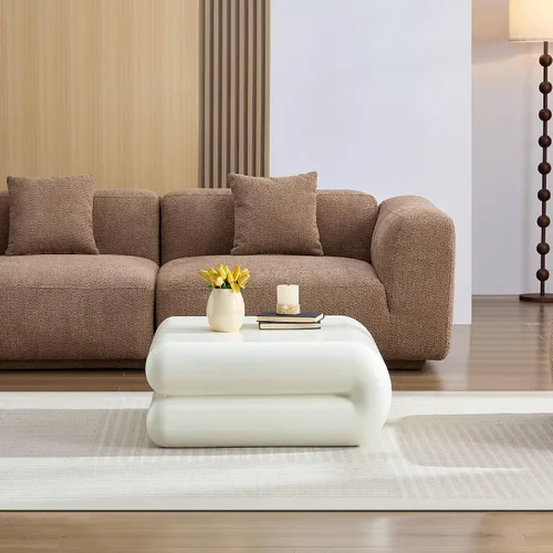 Miniatura 23 de KEVINSPACE Mesa auxiliar redonda pequeña para sala de estar, mesa auxiliar circular de madera, mesita de noche para apartamento, dormitorio, Ø 23.4