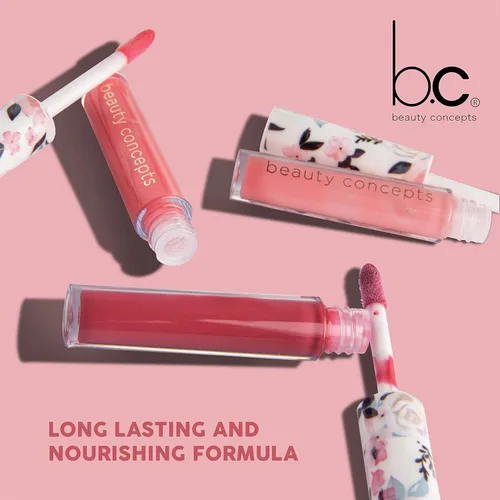 Miniatura 3 de Beauty Concepts - Colección de brillo de labios – Juego de maquillaje de labios brillante para un acabado radiante, colección floral
