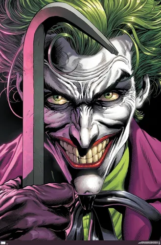 Miniatura 9 de Trends International DC Comics The Joker - Póster de pared con barra de palanca, 22.4 pulgadas de largo x 14.7 pulgadas, versión enmarcada en blanco