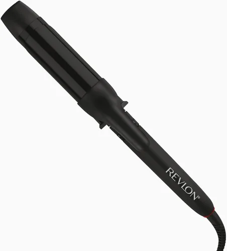 REVLON SmoothStay - Rizador de pelo con infusión de aceite de coco, rizador de barril de 1 ½ pulgadas para rizos sueltos, cabello brillante y