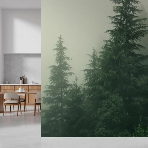 Miniatura 111 de SIGNFORD - Papel tapiz de diseño de bosque, removible para dormitorio o sala de estar, 100 x 144 pulgadas Bosque1-1911-m17