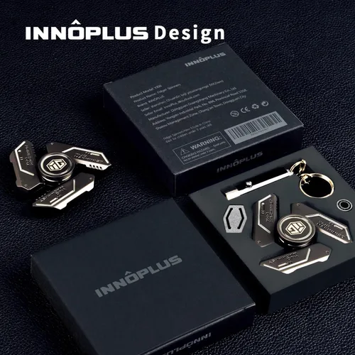 Miniatura 5 de Fidget Spinners, Juguete Fidget Spinners, Juguete para Aliviar el Estrés, Ansiedad y TDAH, Regalos Spinner para Adultos y Niños, Juguete de Metal