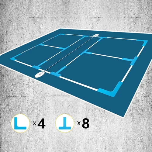 Miniatura 3 de Court Lines - Kit de marcadores abatibles para crear tu propia cancha de tenis de pickleball
