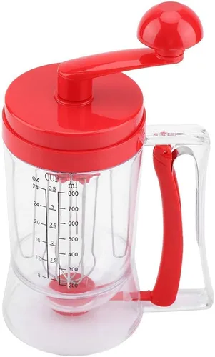 Miniatura 9 de Dispensador de masa, ABS manual de mano para panqueques magdalenas mezclador de masa dispensador licuadora máquina herramienta para hornear