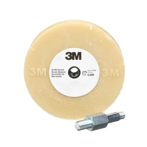 3M Strip Off - Rueda de borrador adhesiva para eliminar calcomanías, líneas, vinilo, cintas y gráficos de 10.16 cm de diámetro x 1.59 cm de grosor,