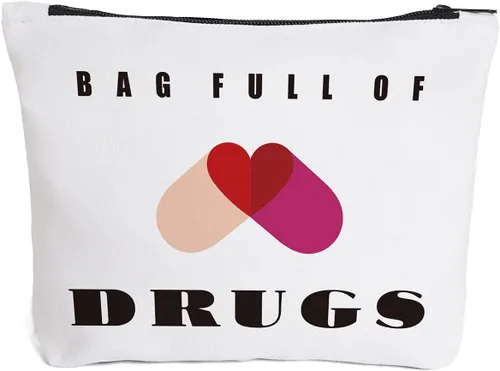 Miniatura 10 de Fokongna Divertida bolsa de maquillaje de viaje, bolsa de aperitivos, regalos para mujer, bolsa de viaje para fin de semana para mamá, nana, Hija