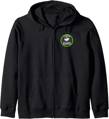 Miniatura 2 de Catfish Sumo Sudadera con capucha con cremallera de Champions, Negro, S
