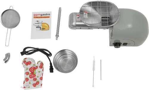 Miniatura 9 de Máquina de prensa de aceite, máquina automática de fabricación de aceite de 1800 W, máquina de extracción de aceite de acero inoxidable