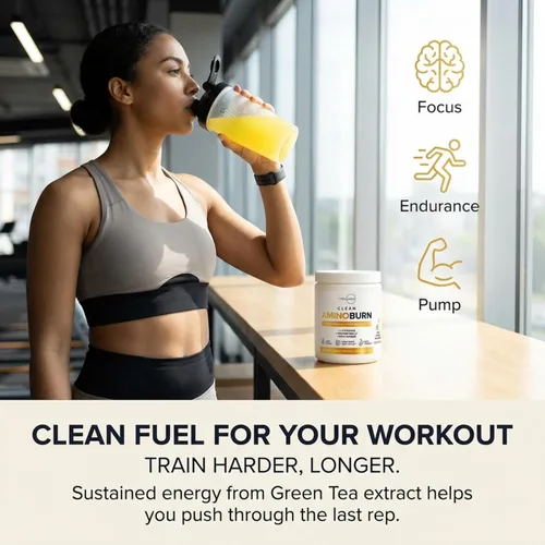 Miniatura 4 de Type Zero Amino Burn Vegan BCAA + Pre-entrenamiento (sabor a piña colada)