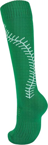 Miniatura 6 de American Trends Calcetines de sóftbol para niñas y adultos, calcetines de béisbol y sóftbol, calcetines deportivos con puntadas, para niñas jóvenes