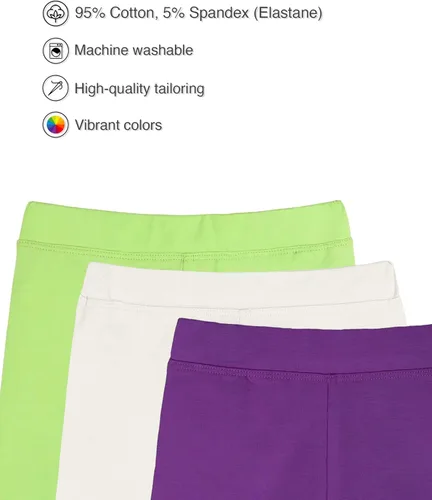 Miniatura 63 de Lilax Pantalones cortos de baile básicos y suaves para niñas para gimnasia o debajo de las faldas