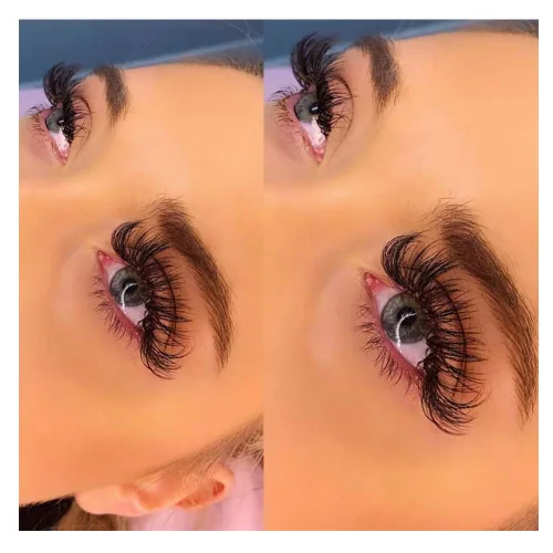 Miniatura 7 de Extensiones de pestañas con volumen y forma de abanico FADLASH, 0.05 0.07 mm, autoaplicables, 2D-10D, floración rápida, rizado C D DD, 5/16