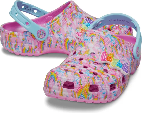 Miniatura 6 de Crocs Zuecos clásicos unisex para adultos Lisa Frank