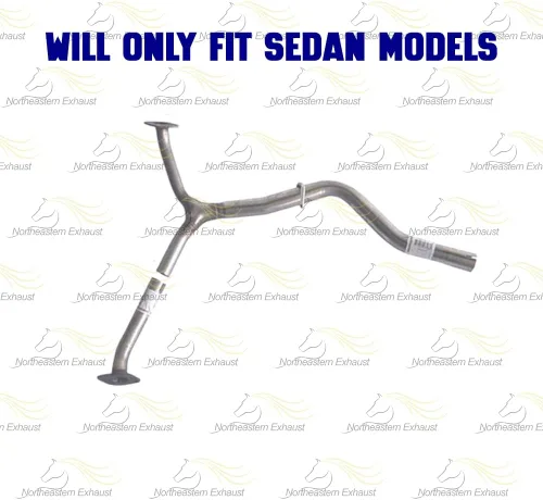 Miniatura 5 de Resonador de Escape Tubo en Y y Par de Kit de Silenciador Compatible para Subaru Impreza 2.5L 2008-2011 Acero Inoxidable Northeastern Exhaust