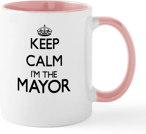 Miniatura 29 de CafePress I Love Mayor Mug Taza de café de cerámica de 11 oz (11.0 fl oz)