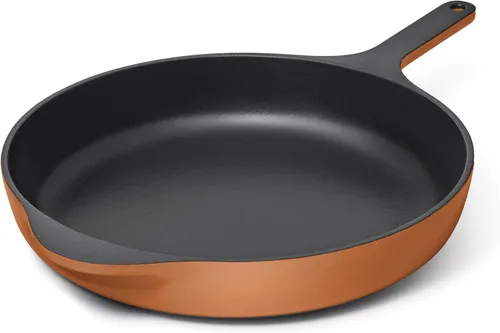 Miniatura 15 de Sartén de Hierro Fundido Caraway - Sartén de Hierro Fundido Esmaltado de 10.5" con Recubrimiento de Esmalte de 3 Capas - Sin Necesidad de Sazonado