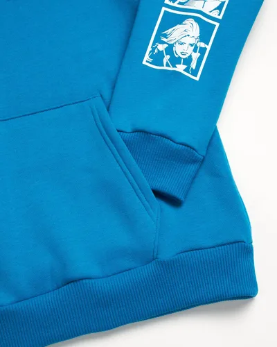 Miniatura 3 de Marvel Sudadera con capucha de vellón Avengers para hombre, Capitán América, Hulk, Iron Man, Spider-Man, Venom