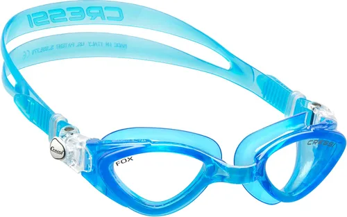 Miniatura 7 de Cressi Gafas de natación para adultos con lentes planas para visión natural - Silicona suave - Zorro: Hecho en Italia Negro