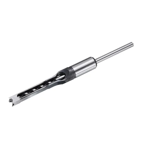 Miniatura 12 de uxcell Broca cuadrada del agujero, herramienta eléctrica de la mortaja del cincel hueco del acero de alto carbono de 1" para la carpintería