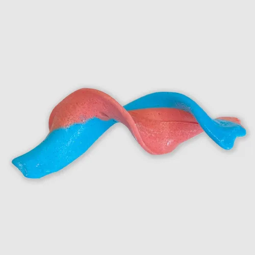 Miniatura 2 de Face Twisters Sour Taffy Combo Blue Raspberry & Cherry Barra de 1.4 oz - Caja de 24