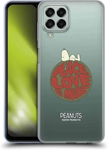 Miniatura 475 de Head Case Designs Funda de gel Woodstock 50th con licencia oficial de Peanuts Snoopy Guitar 1969 [protección de grado militar] compatible