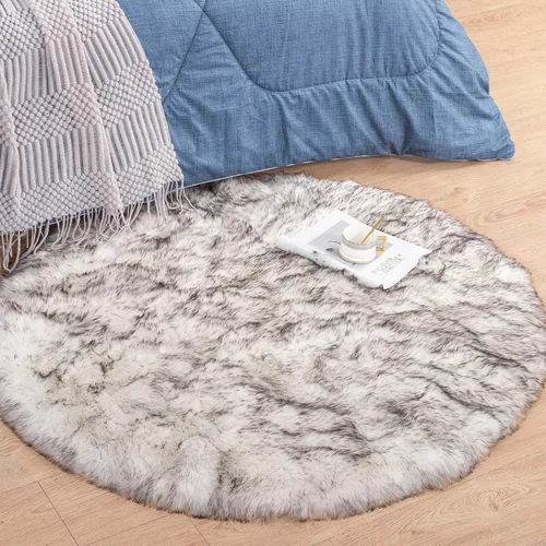 Miniatura 55 de Carvapet - Tapete suave de cuero sintético de oveja, lanudo y lujoso, grande (para decorar habitación), lado de la cama, dormitorio, sala de estar